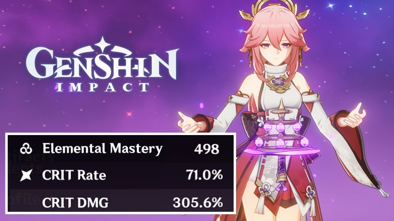 This is what a 300% Crit Damage Aggravate Yae Miko Looks Like.... | Genshin Impact