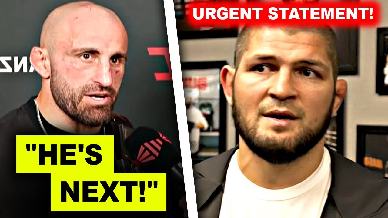 Alex Volkanovski named the NEXT OPPONENT / Khabib made an UNEXPECTED STATEMENT! Jon Jones