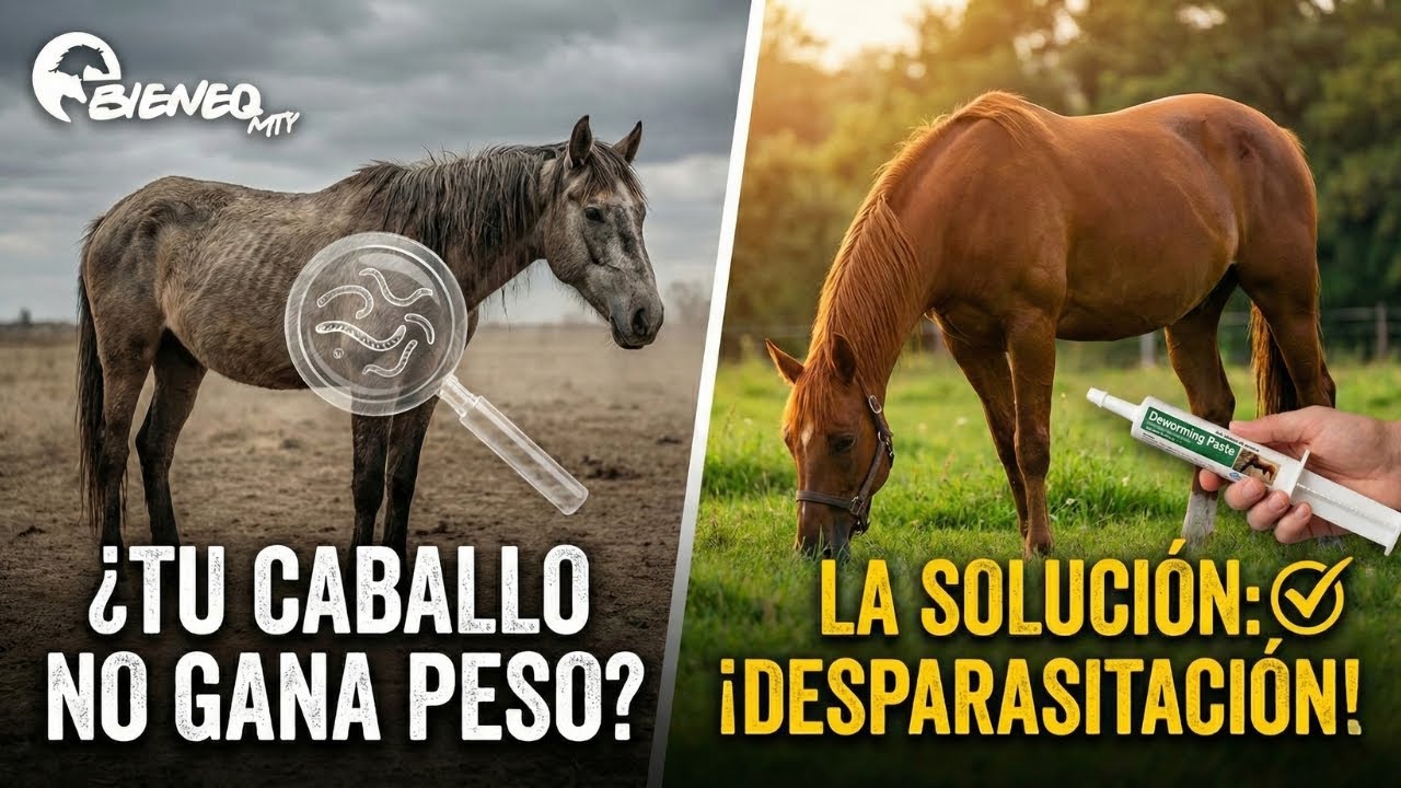 ¿Tu Caballo NO Gana Peso? La Guía Definitiva de Desparasitación Equina 🐴💊 #caballos #caballo