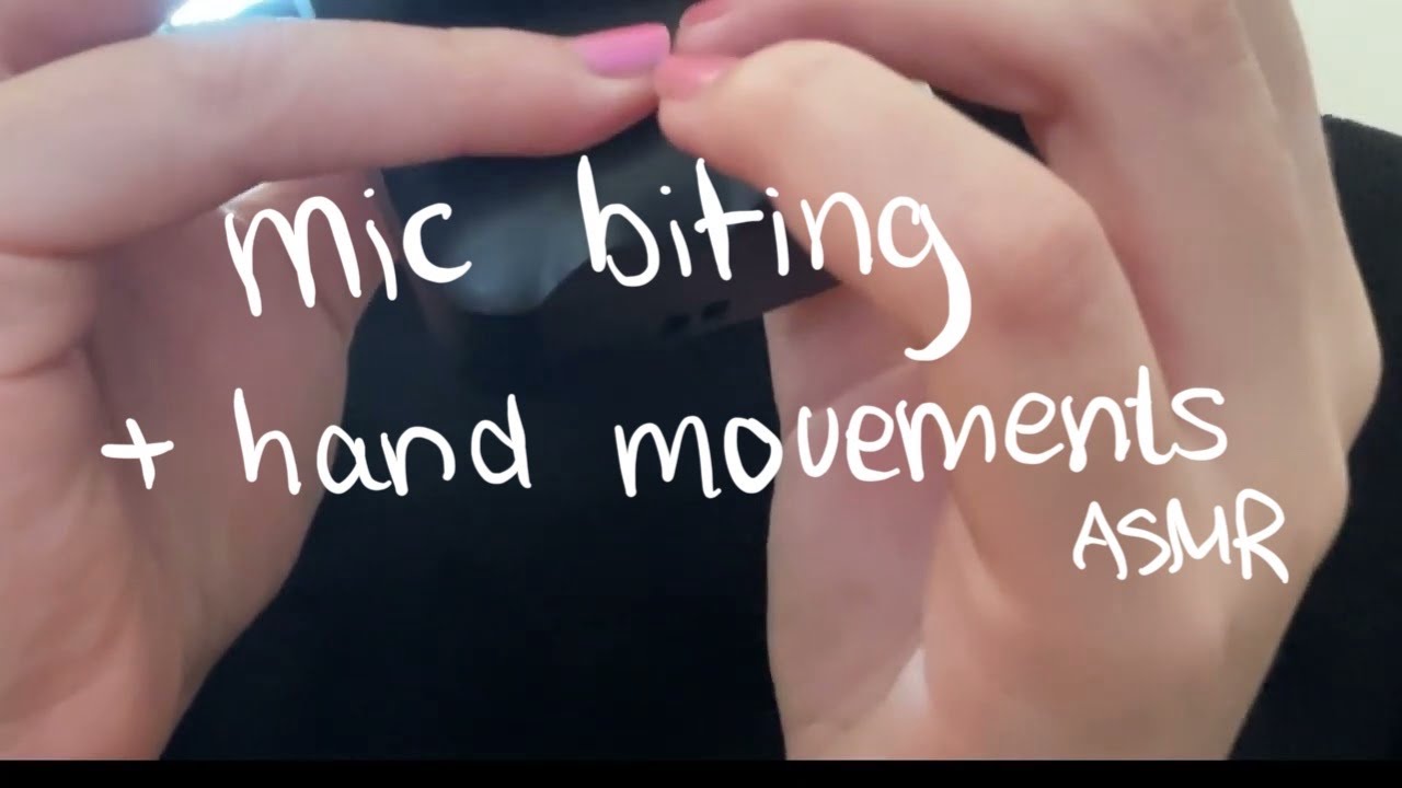 Tascam Mic Biting ASMR + Hand Movements