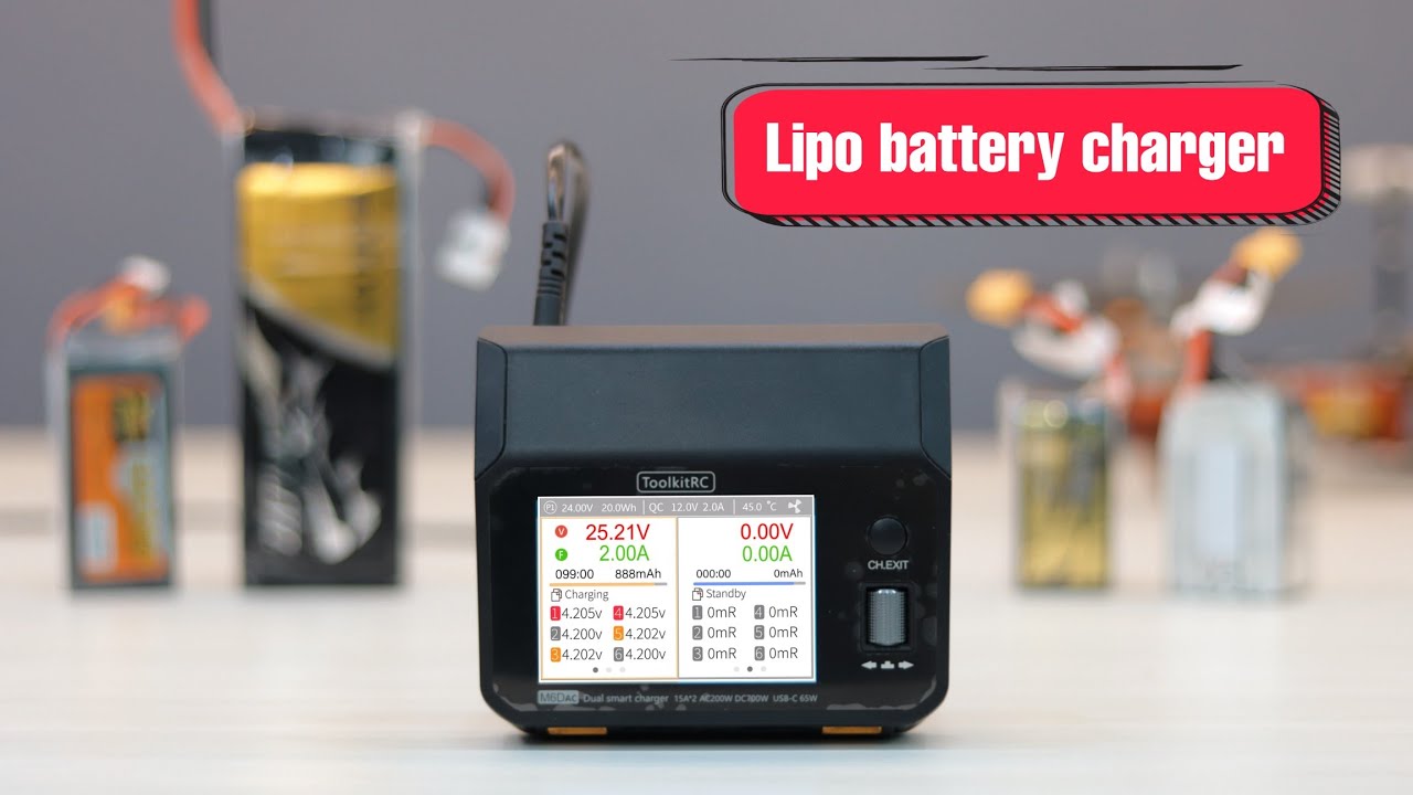 Lipo Battery Charger M6D AC | Hi Tech xyz @ToolkitRC