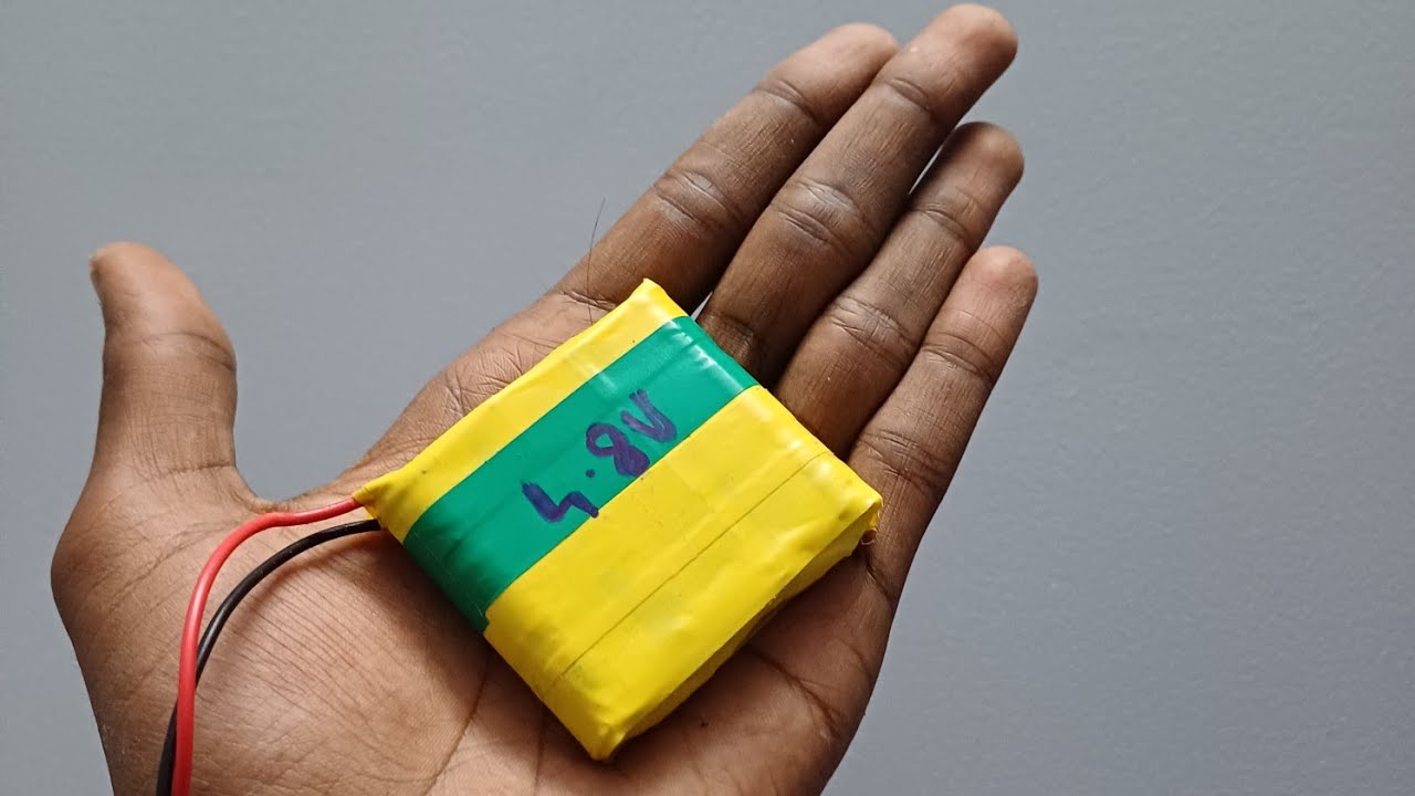 How to make a rechargeable 4.8v battery