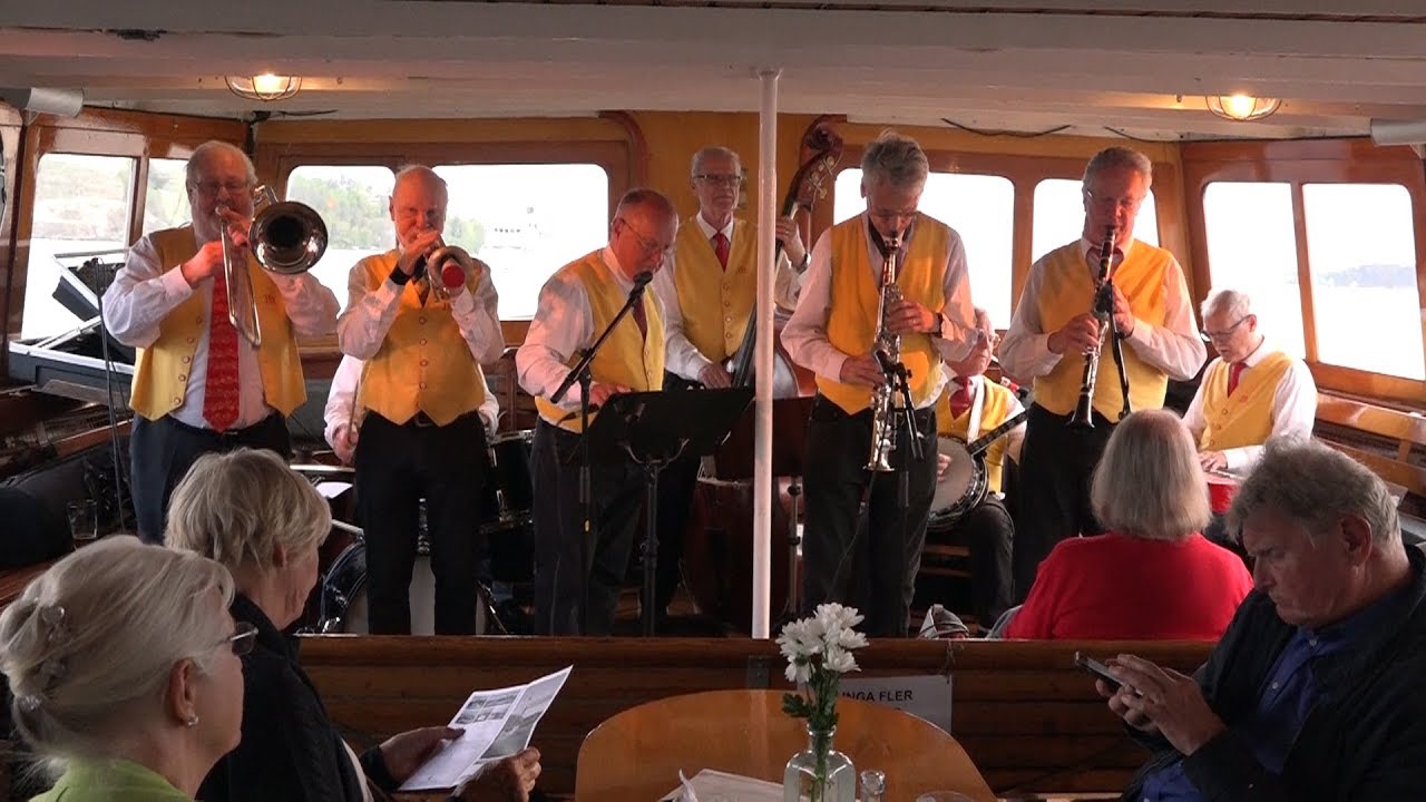 Jelly Babies Jazz Band på s/s Blidösund