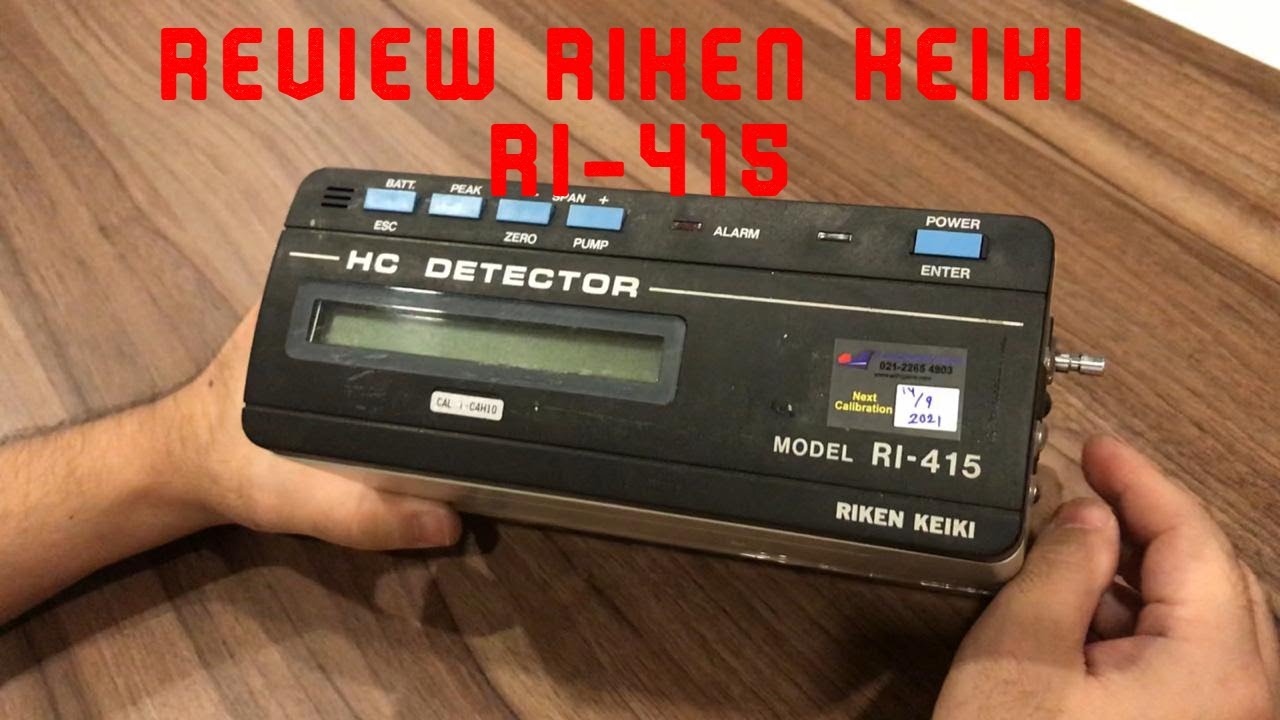 Gas Detector Riken Keiki RI-415 Review (Toxic Detector)