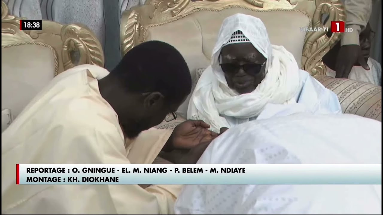 Bassirou Diomaye Faye chez  le Khalif général des Mourides : visite de courtoisie et condoléances