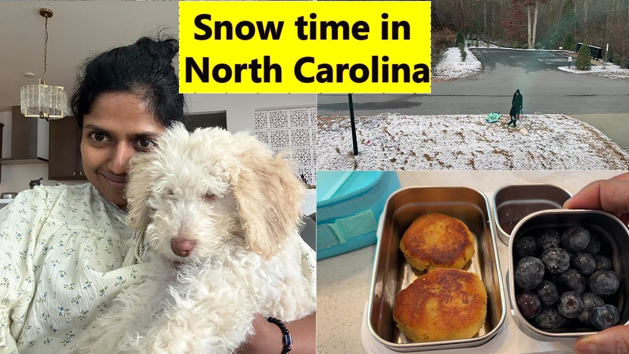Holiday started!! Unexpected snow in December in our place ~ Morning to Niight vlog~ Family Traveler