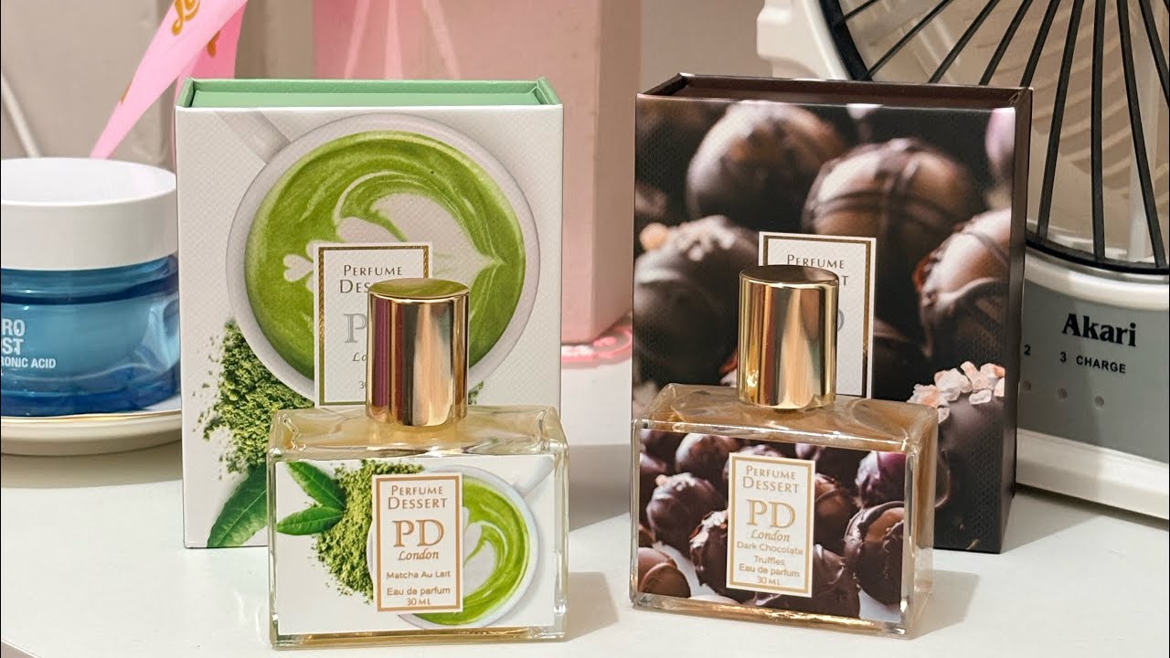Perfume Dessert Dark Chocolate Truffles and Matcha Au Lait 🍵🍫