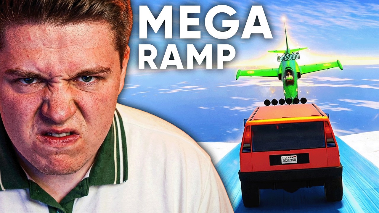 GTA 5 МЕГА-РАМПА ЭКСТРЕМАЛЬНАЯ🤬🤣