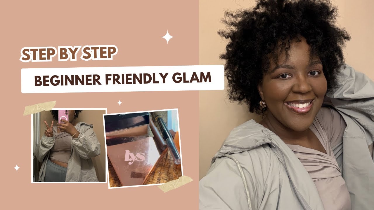 Step By Step Beginner Friendly Glam 🎨 🩶