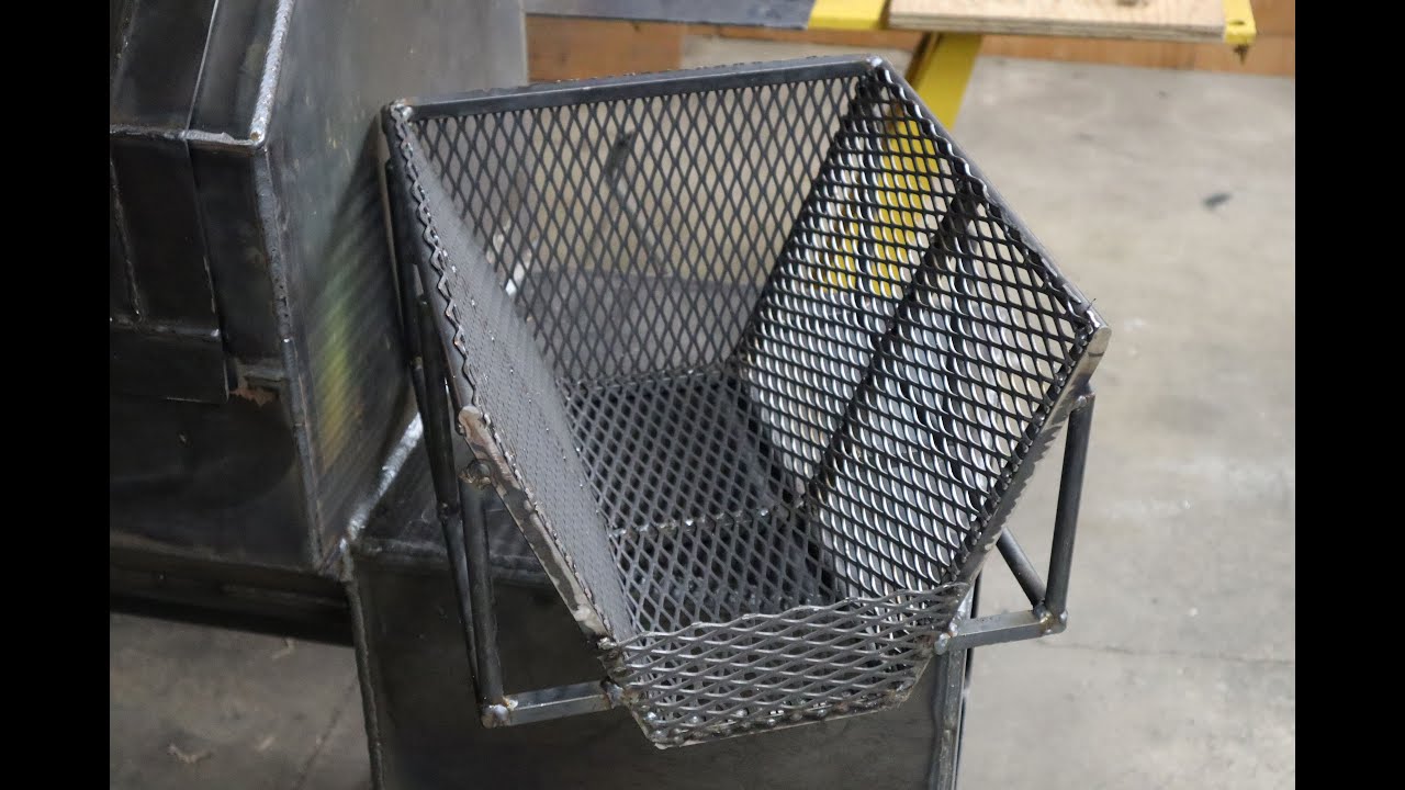 BBQ Grill Smoker Firewood Basket Build