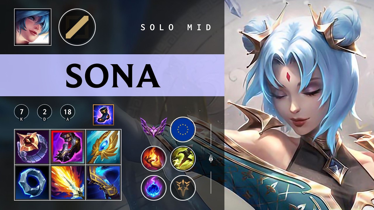 Sona Mid vs Vex - EUW Master Patch 26.05