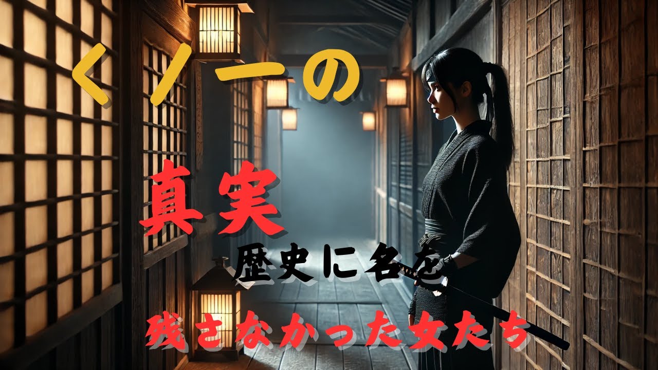 【くノ一の真実】女性忍者は本当にいたのか？史料が語る&ldquo;影の女たち&rdquo;の実像