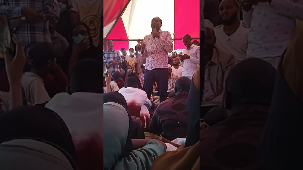 Isiolo Senator Nuh Mohamed Campaigning in Isiolo