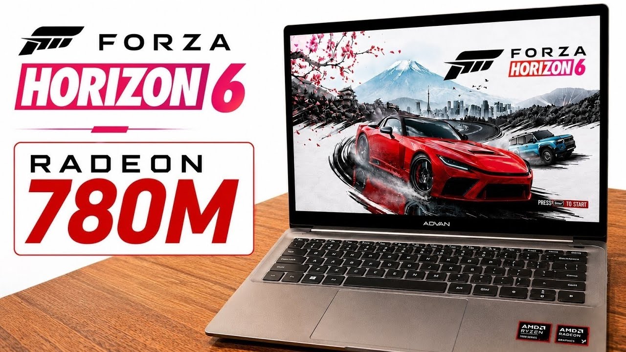FORZA HORIZON 6 on Radeon 780M | Ryzen 7 8845HS (Advan AI Gen)