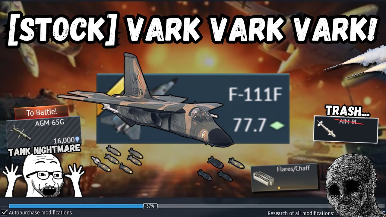 Amazing [STOCK] 𝐅-𝟏𝟏𝟏𝐅 Grind Experience!🔥| The Most BROKEN bird on Ground RB?🤔(It's not a Joke)💀