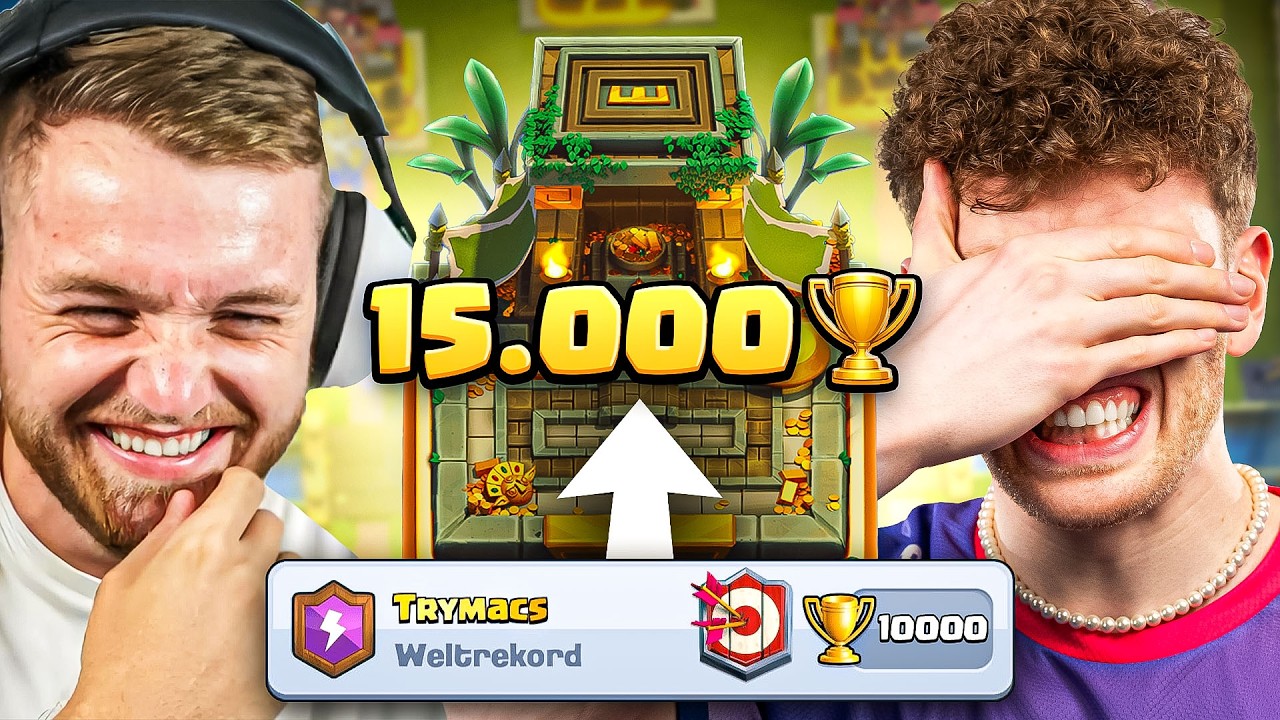 😱🤯NEUES TRYMACS 15.000 TROPHÄEN PROJEKT... (schaffen wir es?) | Clash Royale Deutsch