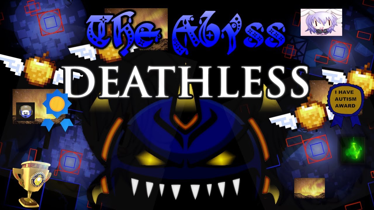 (TOP 1 PLATFORMER) The Abyss DEATHLESS 100% (HARDEST COIN IN GD)