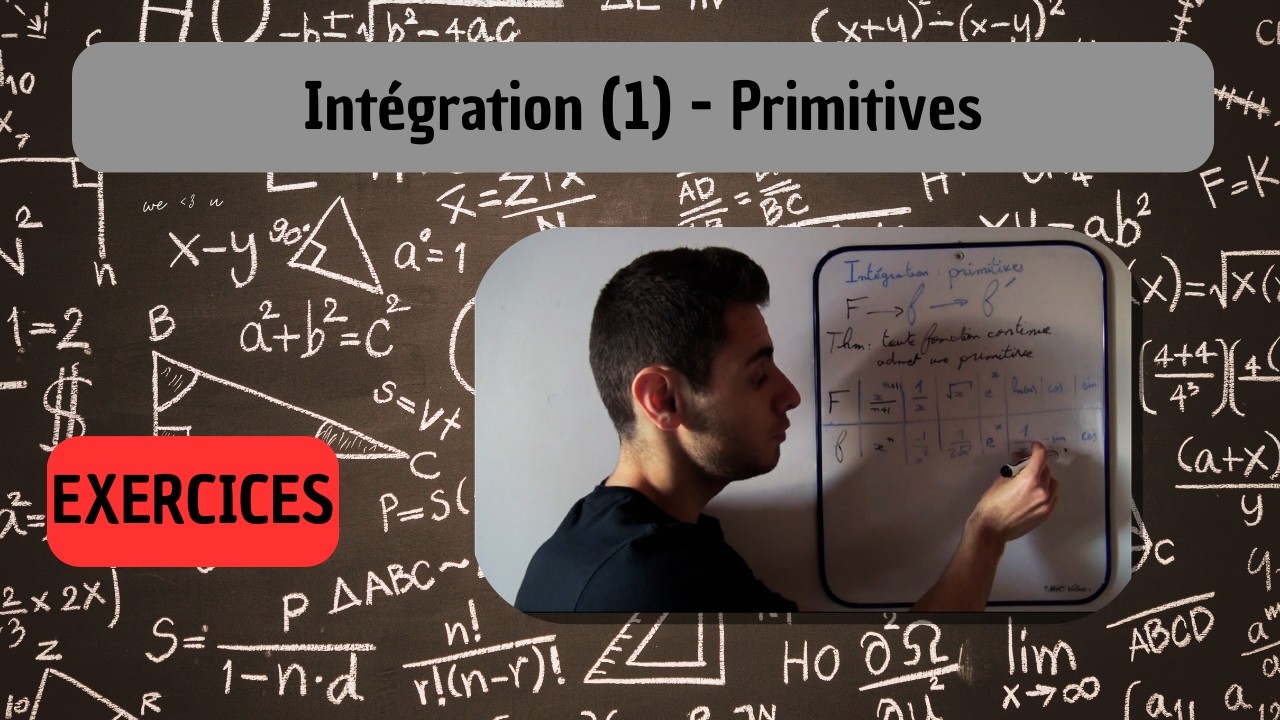 Intégration [1] - Calculer des primitives - Cours