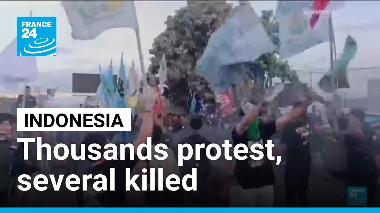 Thousands protest in Indonesia as military deployed in capital • FRANCE 24 English