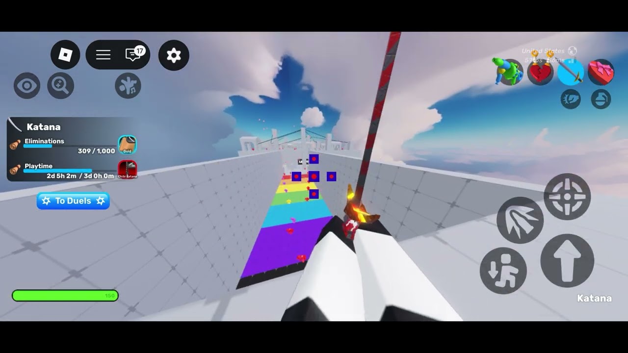 New linked sword katana skin in rivals 
