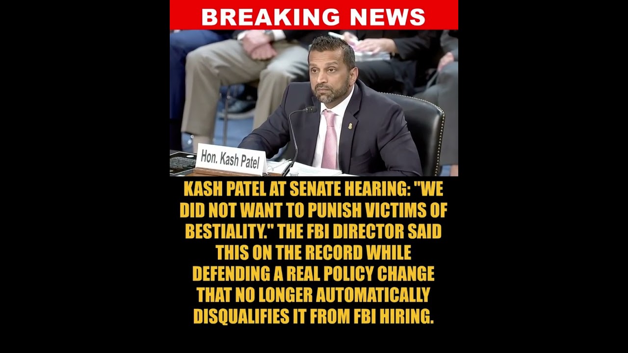 FBI Director Kash Patel Defends Revised Background Check Guidance in Senate HearingFBI Director...