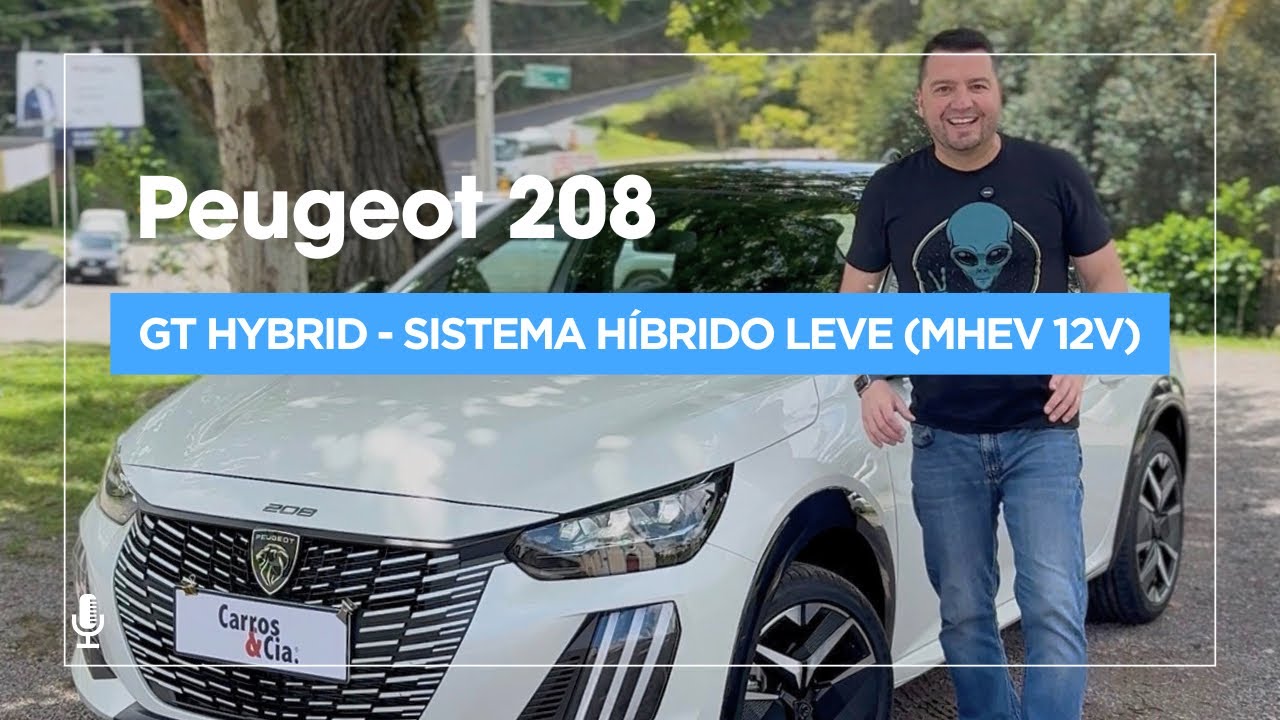 Peugeot 208 GT Hybrid: estilo e eficiência no mesmo hatch!