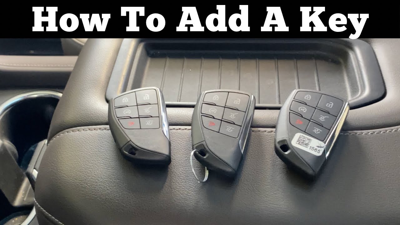 How To Program A 2021 Chevy Suburban Remote Key Fob - Add A Smart Key - Chevrolet Programming