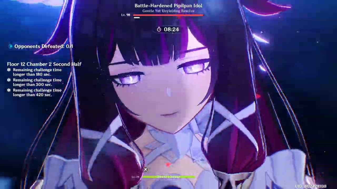 Genshin Impact 6.4 Spiral Abyss - Freeze Ayato ft. Columbina Lunar Charged