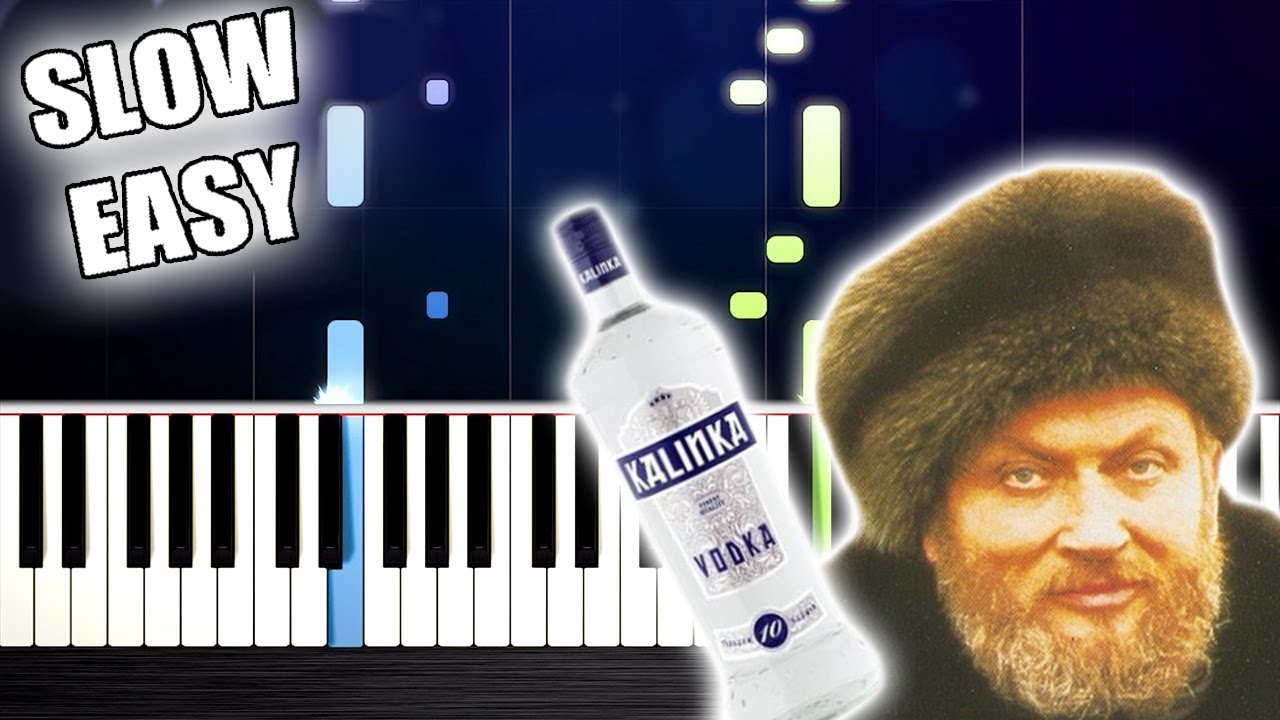 KALINKA - SLOW EASY Piano Tutorial by PlutaX