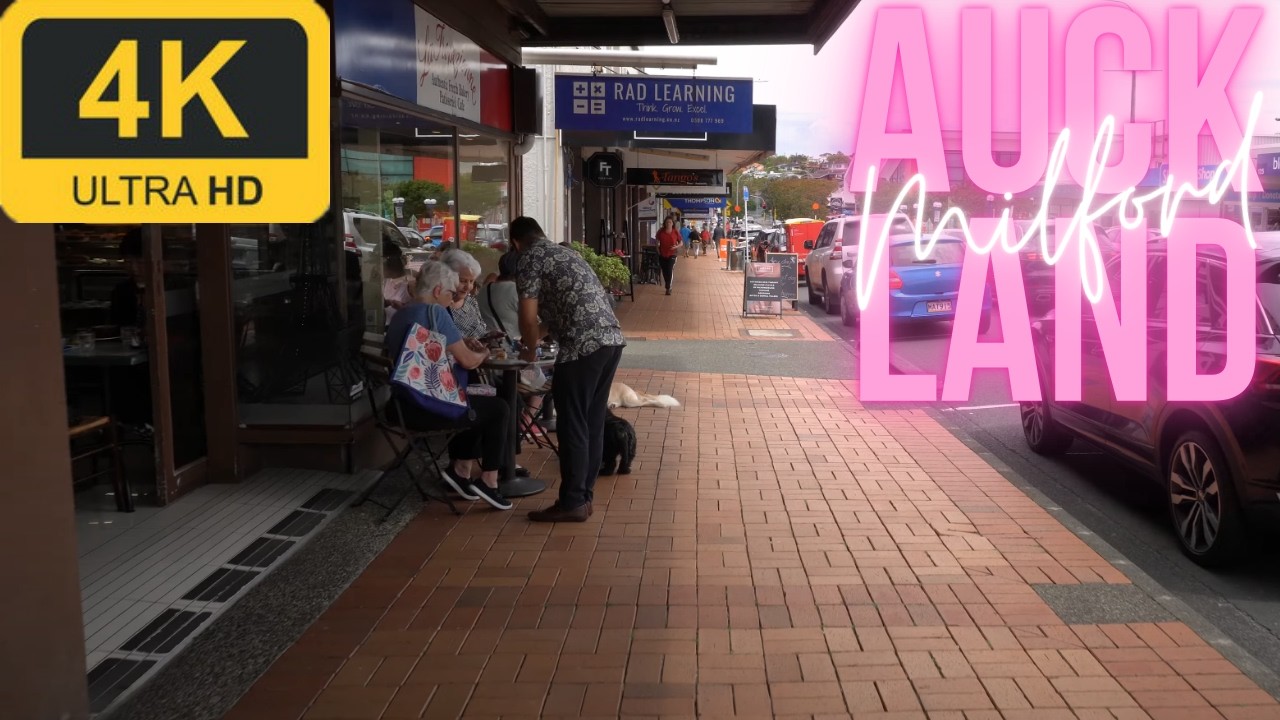 Walk in Auckland | Milford | North Shore Suburb | 4K