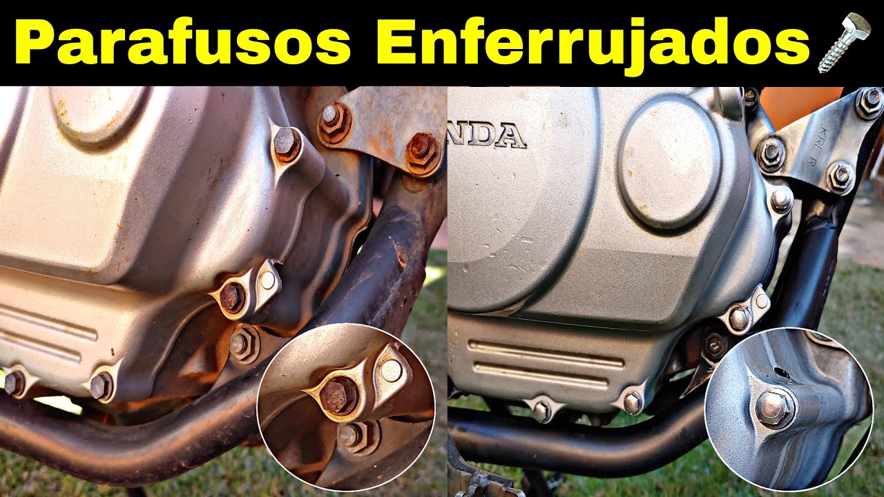 Como Restaurar Parafuso Enferrujado da Moto