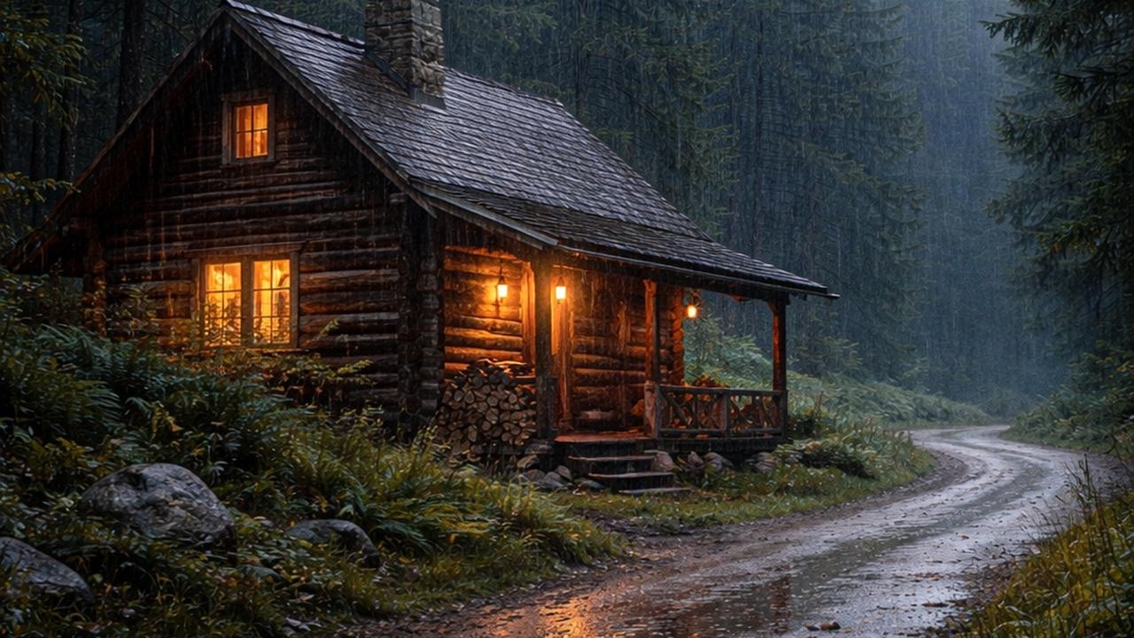 Sleep in 5 Minutes with Relaxing Rain • 3 Hours Deep Sleep Sound