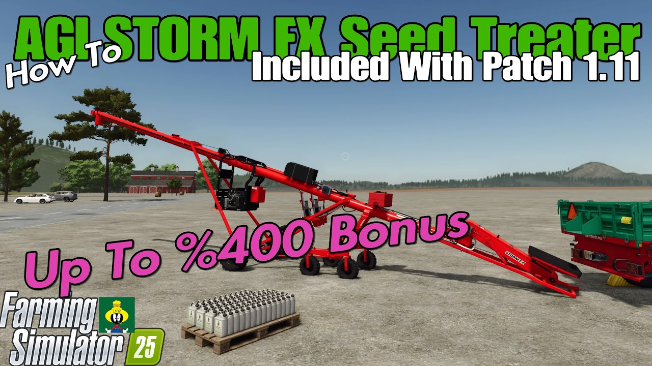 FS25 / Zaprawiacz nasion AGI STORM FX / W ZESTAWIE Z Aktualizacją zawartości nr 3 i Łatką 1.11 / ...