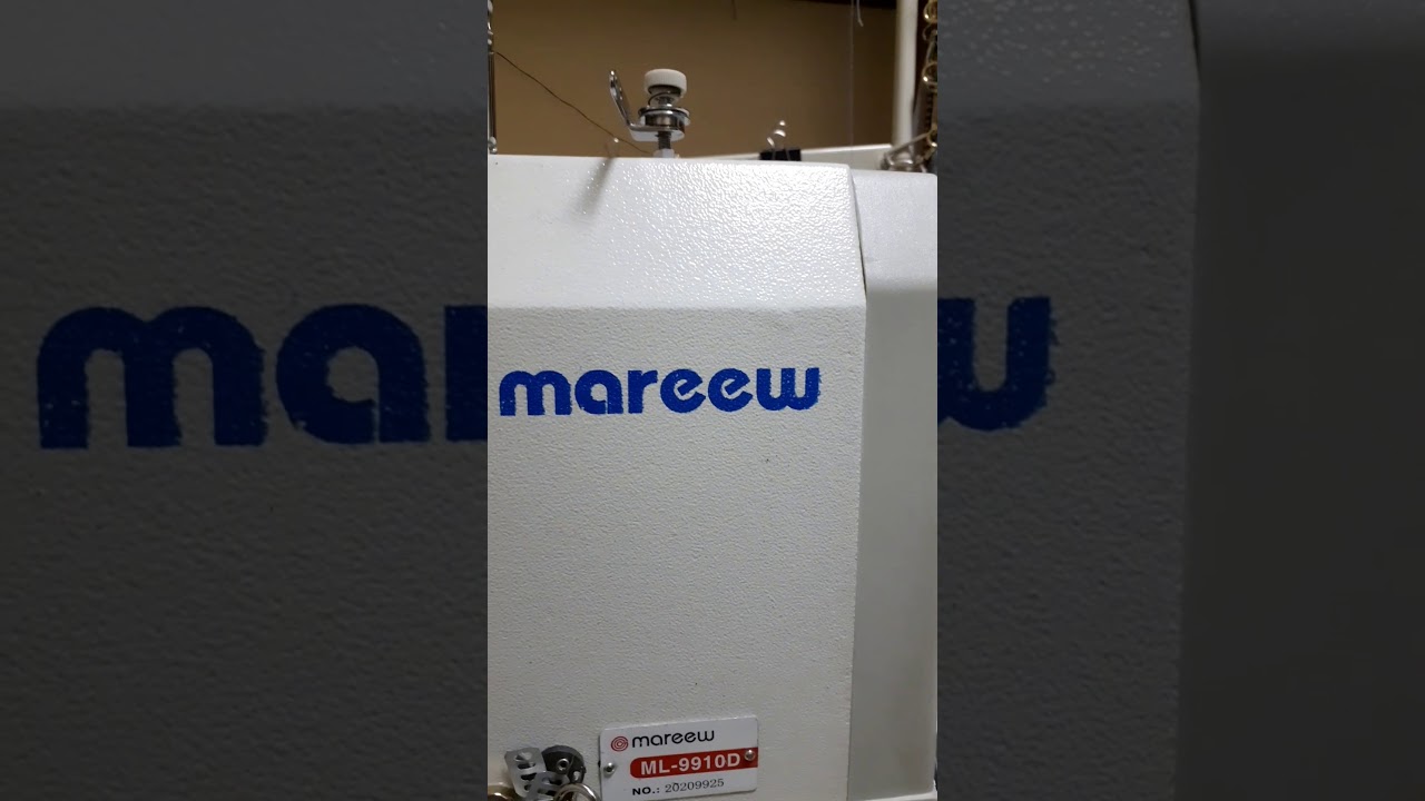 Обзор. Промышленная колонковая машина Mareew ML-9910D. Вшиваем молнию в рюкзак