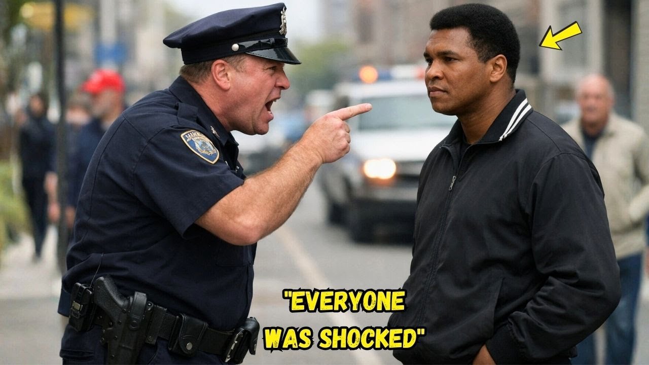 POLICE OFFICER STOPPED MUHAMMAD ALI FOR “LOOKING SUSPICIOUS” — WHAT HAPPENED NEXT SHOCKED EVERYONE..