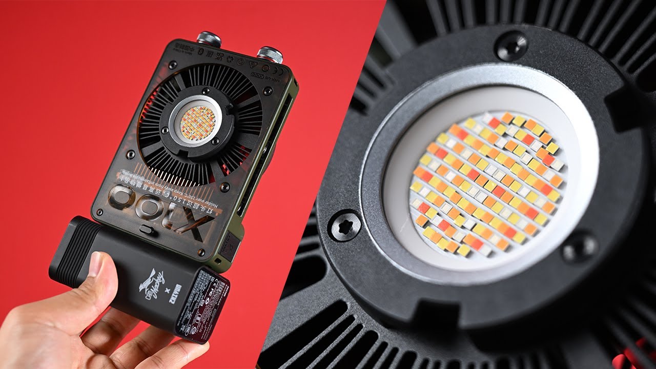 RGB로 업그레이드!! 지윤의 휴대용 100W 조명 X100 RGB