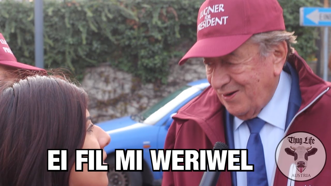 Richard Lugner redet Englisch