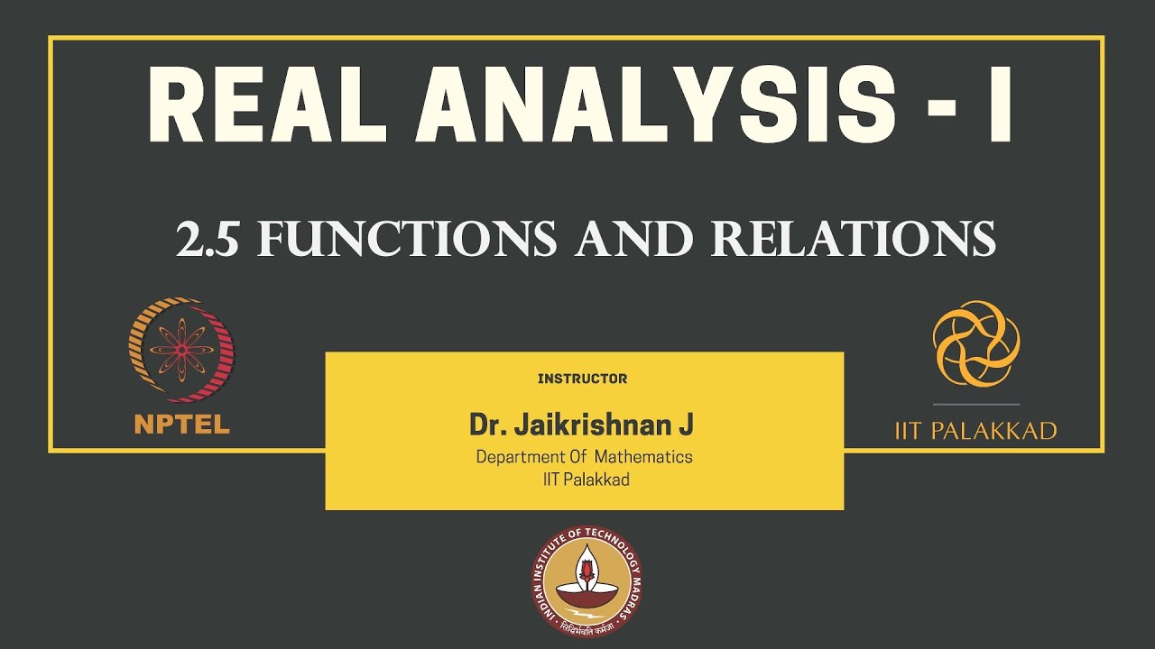 2.5 Functions and relations