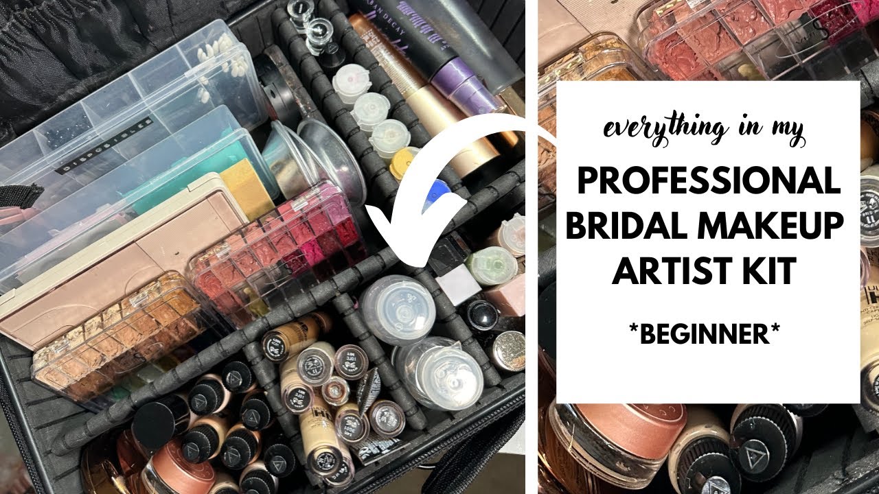 professional makeup artist kit | beginner bridal makeup artist