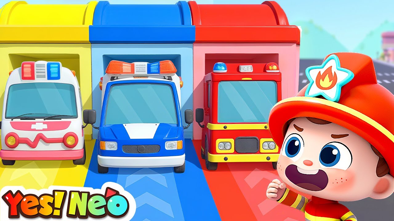 Super Heroes - Firefighter, Policeman, Doctor | Back to School | Nursery Rhyme & Kids Song |Yes! Neo