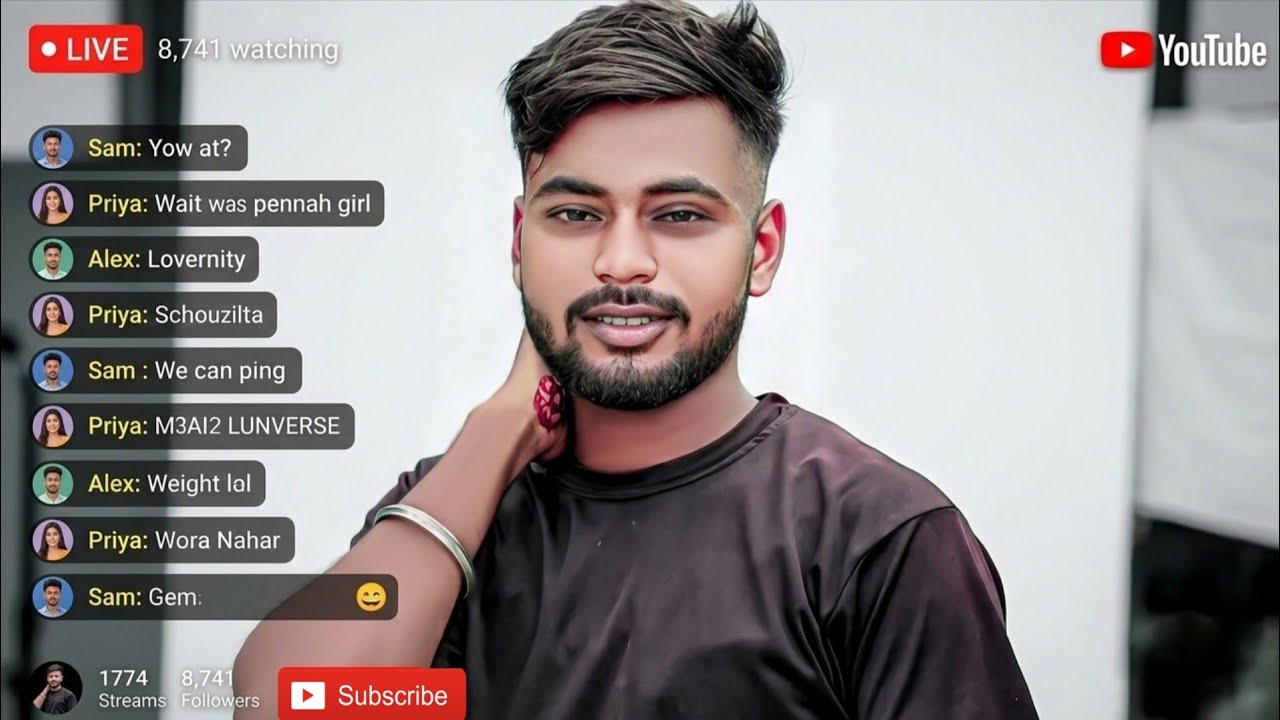 jaldi jaldi aao Hamare live stream Mein sabka support hoga
