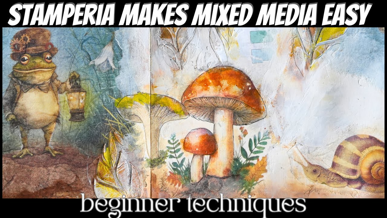 Stamperia Rice Papers -  Perfect For Beginner Mixed Media Art Journal