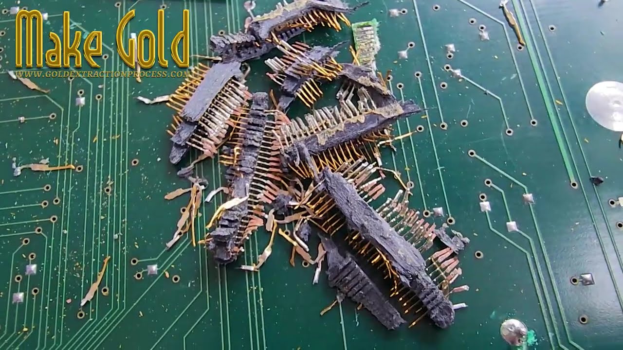 🔌✨ Gold-Plated Connector Pins on Circuit Boards &ndash; Hidden Gold in Electronics!