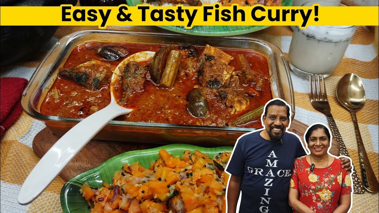 Authentic Fish Curry Recipe Shared Between Sisters ❤| Traditional 𝙁𝙞𝙨𝙝 𝘾𝙪𝙧𝙧𝙮 𝙬𝙞𝙩𝙝 𝘿𝙧𝙪𝙢𝙨𝙩𝙞𝙘𝙠𝙨!🔥