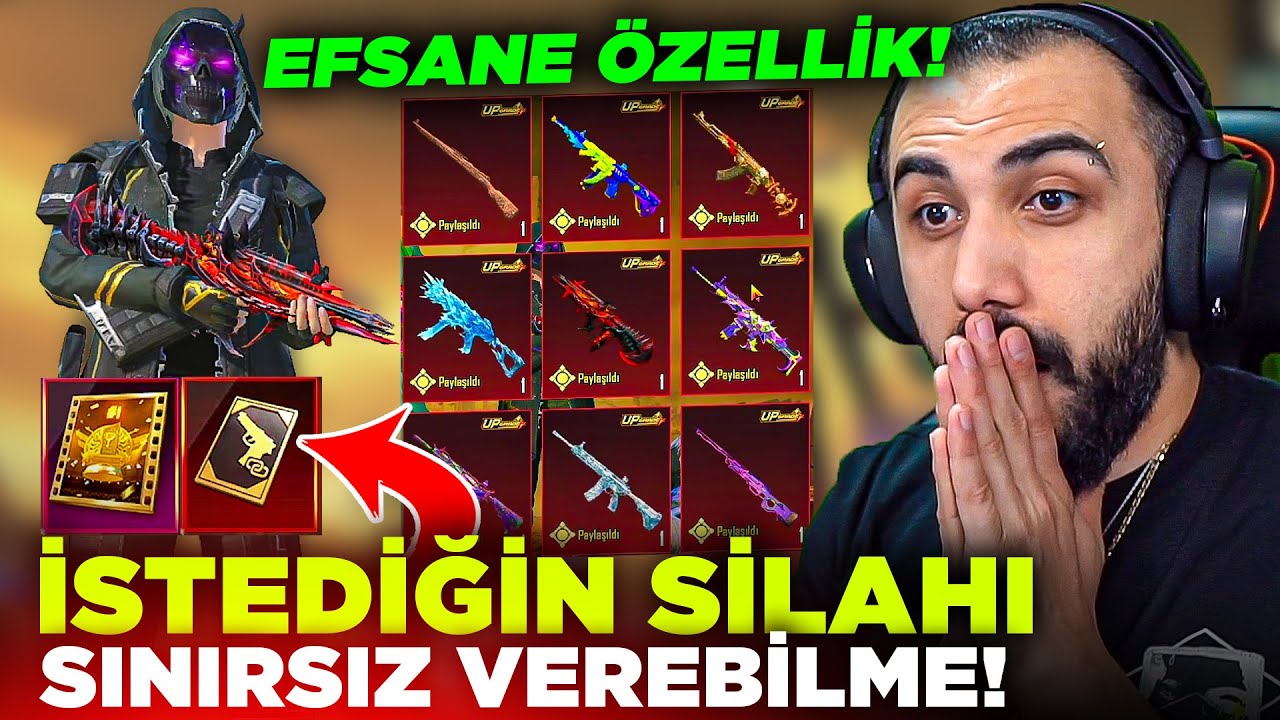 İSTEDİĞİN DESTANSI SİLAHI BEDAVA VEREBİLME GELDİ!! 😱 YENİ NADİR OYUN SONU ANİMASYONU | PUBG MOBILE