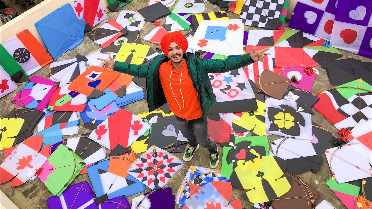 Kites Collection😍Big kites , Kites , manjha || Kite vlogs