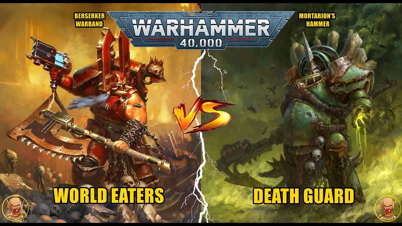 Death Guard VS World Eaters  battle report ita 2000 pt #warhammer40k