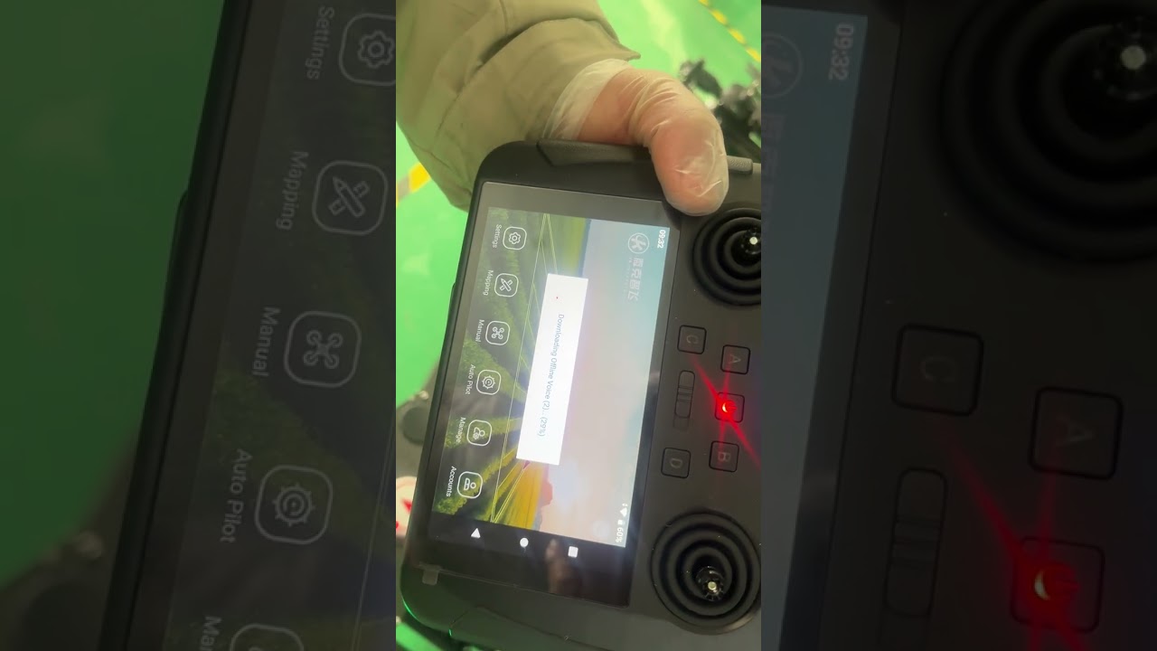 Joyance cleaning drone how to set when change from smart battery to solid-state battery 