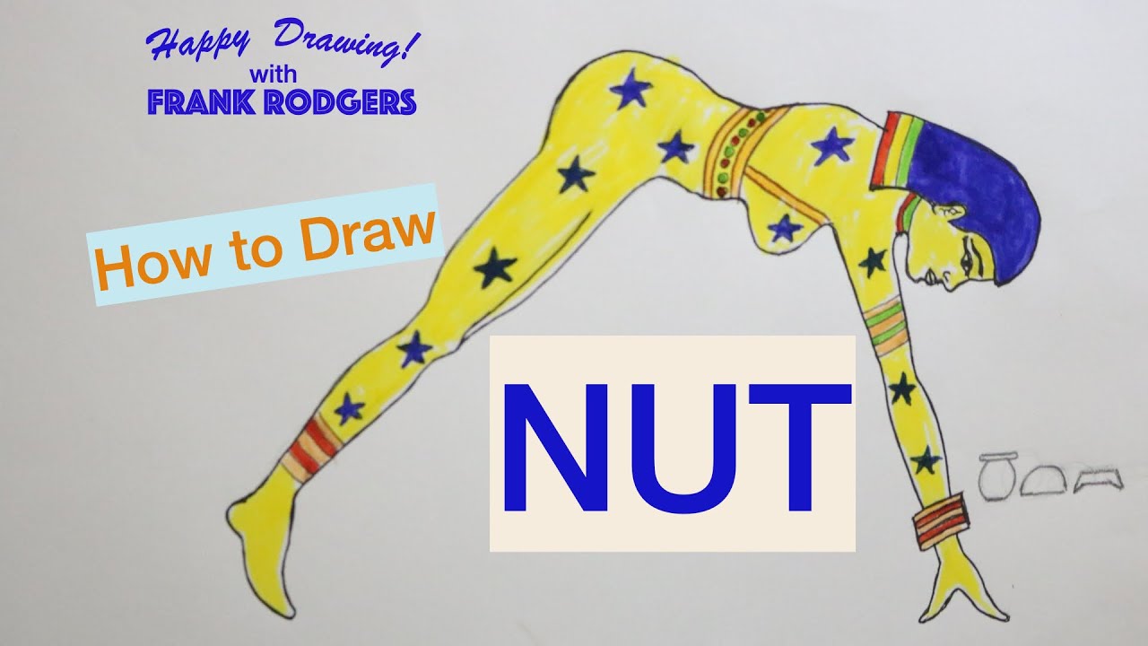 How to Draw NUT. Gods and Goddesses of Ancient Egypt No 8. Happy Drawing! with Frank Rodgers