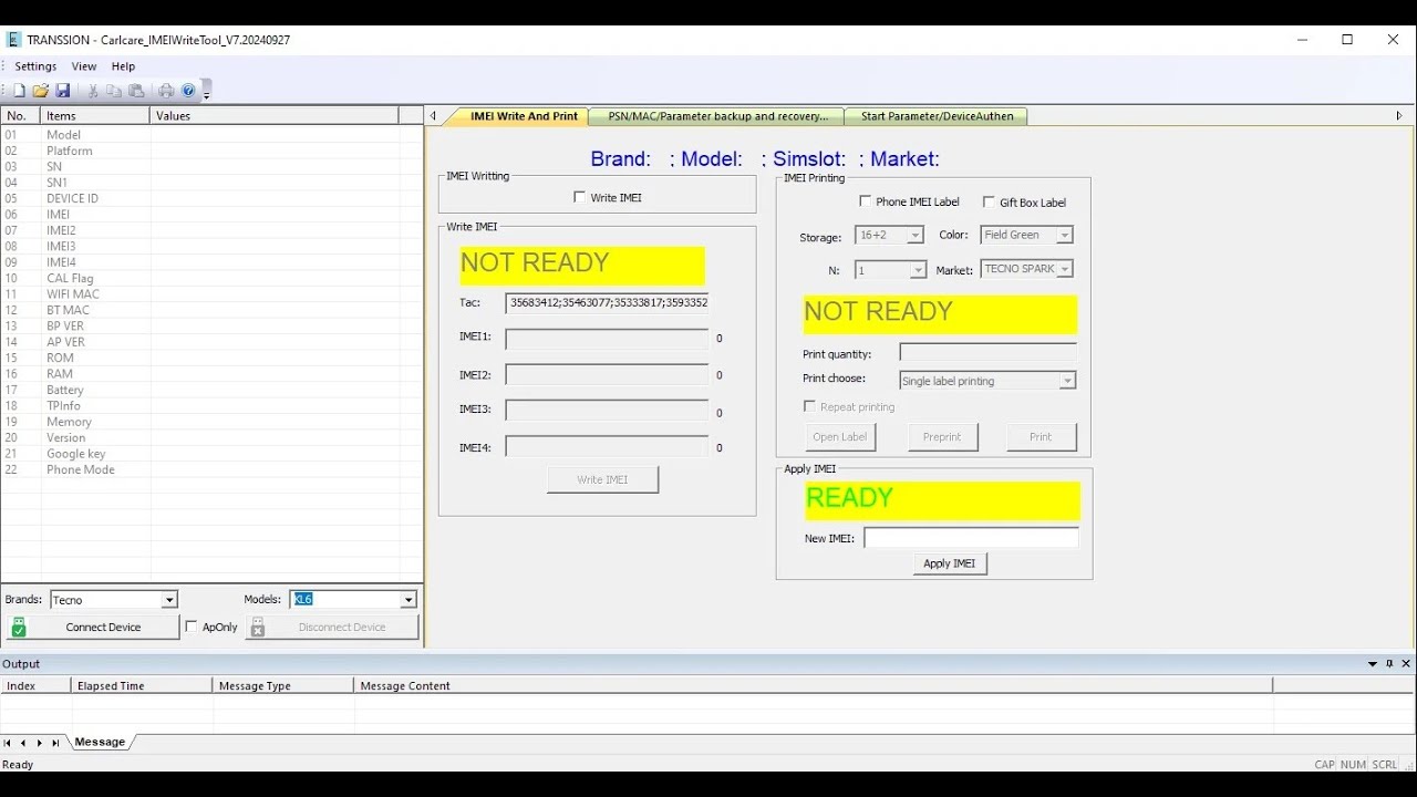 Transsion Carlcare IMEI Write Tool V7 Free Download Full Version   Fix All Error 2025